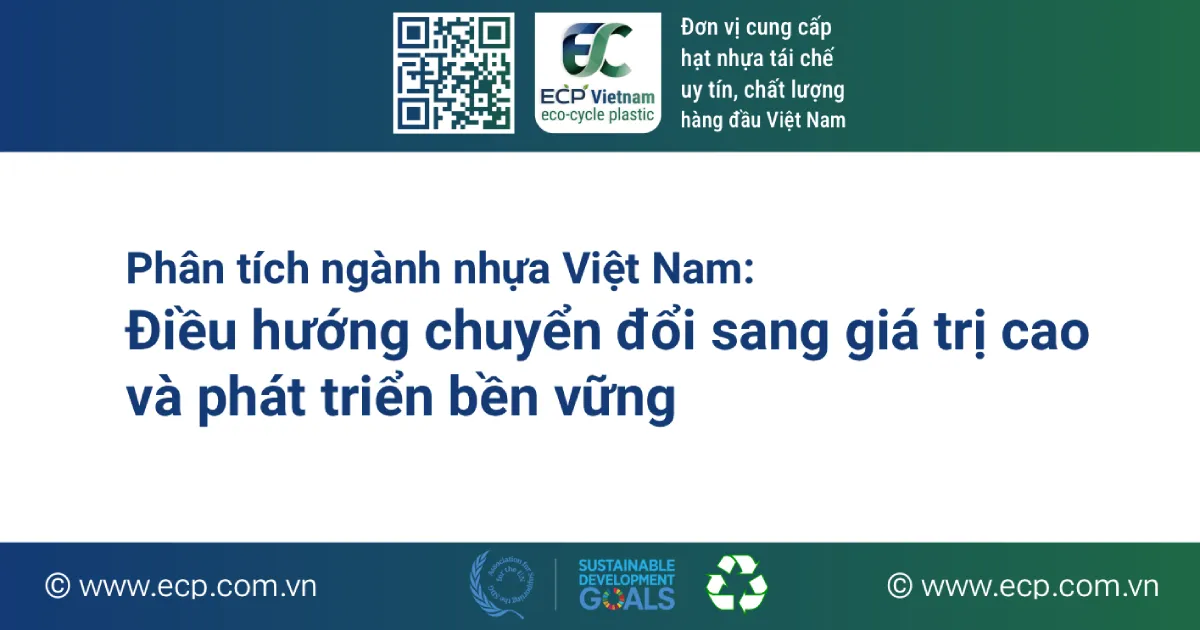 Ngành nhựa Việt Nam: Điều hướng chuyển đổi sang giá trị cao và phát triển bền vững