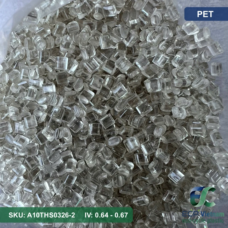Hạt nhựa tái sinh PET màu tự nhiên