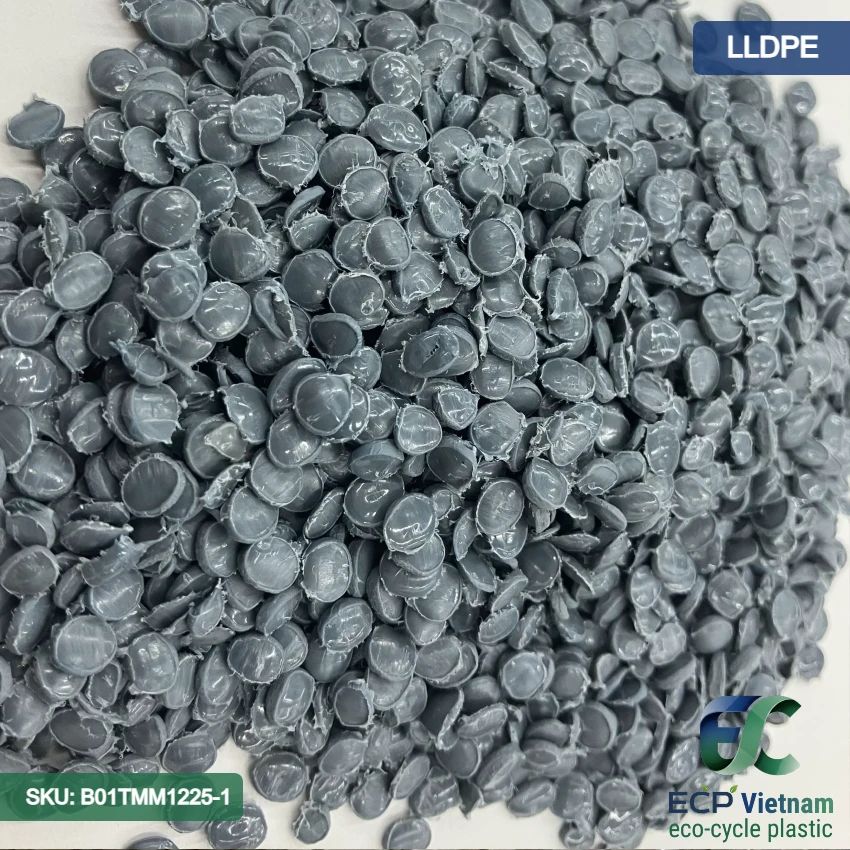 Hạt nhựa tái chế LLDPE màu hỗn hợp