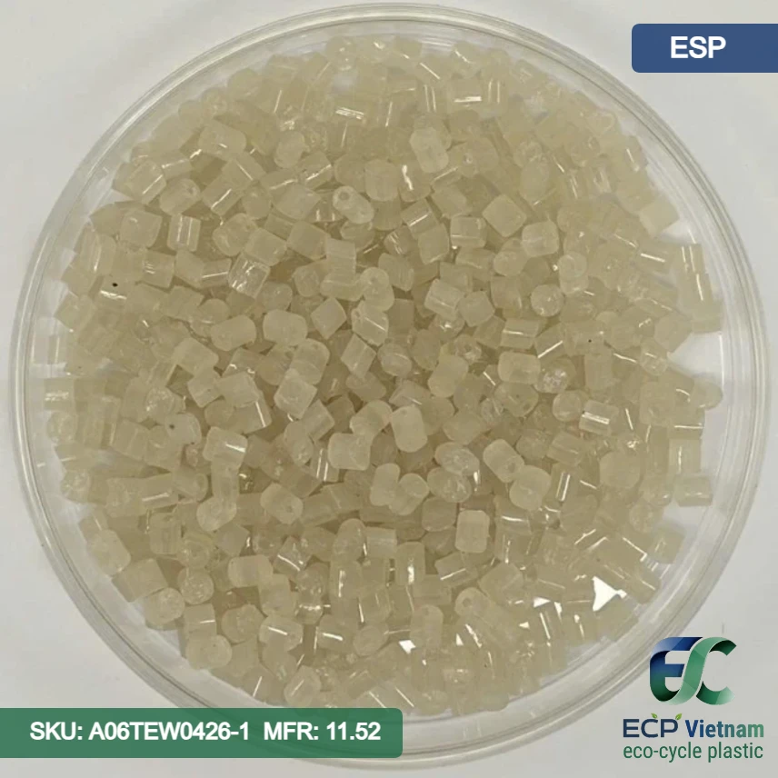 Hạt nhựa tái sinh EPS (PS) màu tự nhiên