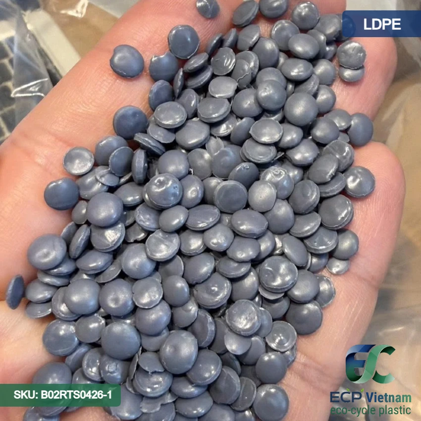 Hạt nhựa tái sinh LDPE màu pha trộn