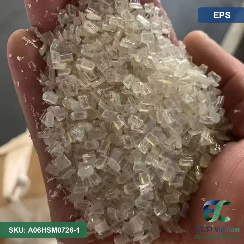 Hạt nhựa tái chế EPS màu tự nhiên