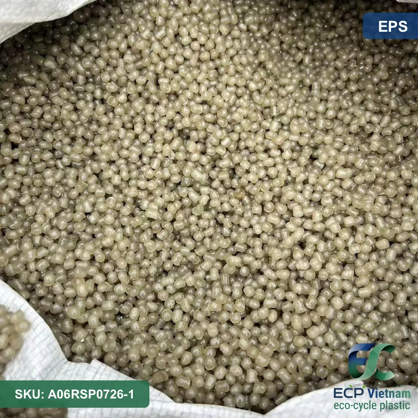Hạt nhựa tái sinh EPS màu tự nhiên